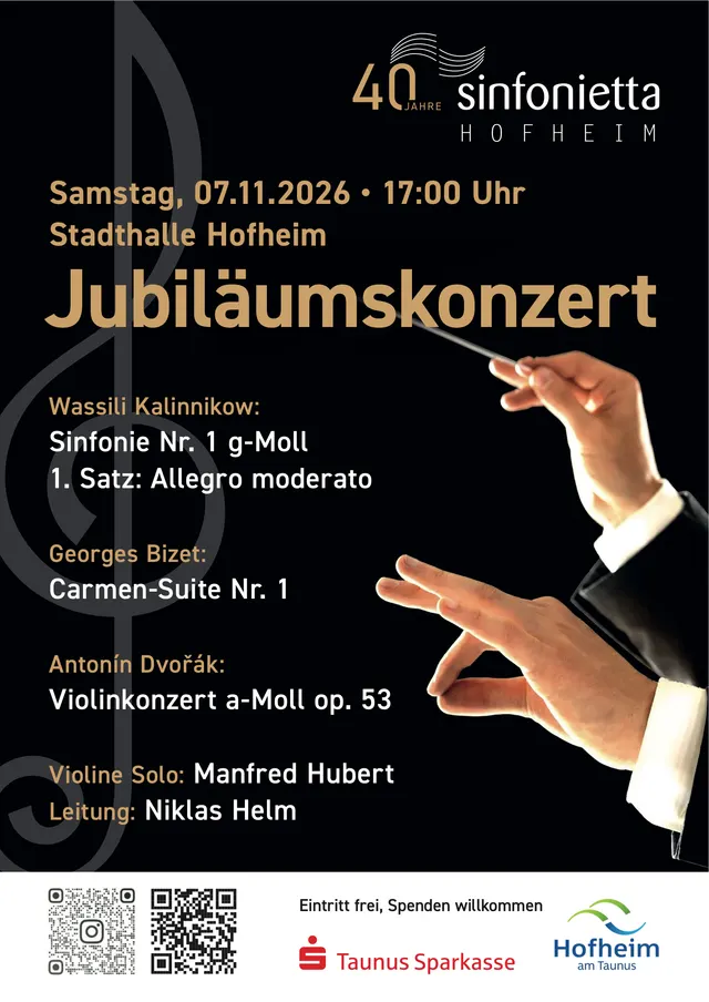 Plakat: Jubiläumskonzert 2026